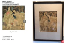 Tranh của họa sĩ Trần Văn Cẩn - Một bản khá mới đang được rao bán trên Sotheby's Hong Kong; trong khi bản đang lưu giữ ở Bảo tàng Mỹ thuật Việt Nam đã xuống cấp trầm trọng. 