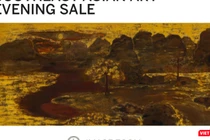 Bức tranh đề tên danh họa Nguyễn Gia Trí đã thất bại trong phiên đấu giá tối 5/10 