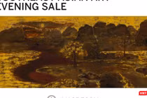 Bức tranh đề tên danh họa Nguyễn Gia Trí đã thất bại trong phiên đấu giá tối 5/10 