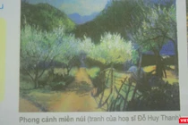 Tranh "Phong cảnh miền núi" của họa sĩ Đỗ Huy Thanh được tác giả cho biết là đã bị "phớt lờ" chuyện tác quyền? 