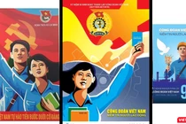 Bức tranh nguyên gốc “Thanh niên tự hào tiến bước dưới cờ Đảng” đã xuất hiện trong 7 bức tranh sao chép.