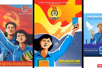 Bức tranh nguyên gốc “Thanh niên tự hào tiến bước dưới cờ Đảng” đã xuất hiện trong 7 bức tranh sao chép.