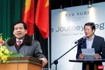 Ít người biết đến sự đồng hành giữa “soái” Võ Văn Hồng (trái) và đại gia Hà Văn An.