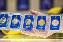 Nhà vàng SJC giữ nguyên mức giá niêm yết vàng nhẫn so với chiều qua. Ảnh minh hoạ.