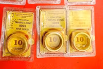 Nhà vàng Bảo Tín Minh Châu nâng mức giá niêm yết vàng nhẫn tới 500.000 đồng/lượng. Ảnh minh hoạ.