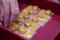 Vàng nhẫn Bảo tín Minh Châu tăng đến 700.000 đồng/lượng so với phiên sáng hôm qua. Ảnh minh hoạ.