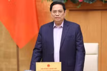 Thủ tướng Phạm Minh Chính phát biểu khai mạc phiên họp Chính phủ chuyên đề về xây dựng pháp luật tháng 2/2022 (Ảnh: VGP)