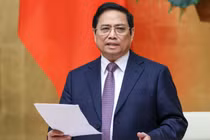 Thủ tướng Phạm Minh Chính yêu cầu quyết liệt phòng chống tham nhũng, tiêu cực trong chứng khoán, bất động sản (Ảnh: VGP)