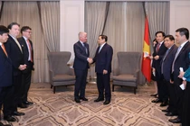 Thủ tướng Phạm Minh Chính tiếp ông Chip Kaye, Tổng giám đốc Warburg Pincus (Ảnh: VGP)