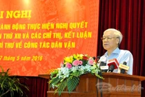 Tổng bí thư Nguyễn Phú Trọng tại Hội nghị 