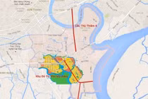 Cầu Thủ Thiêm 4 ước tính có tổng mức đầu tư 5.200 tỷ nối liền quận 2 và quận 7. Ảnh: Zing