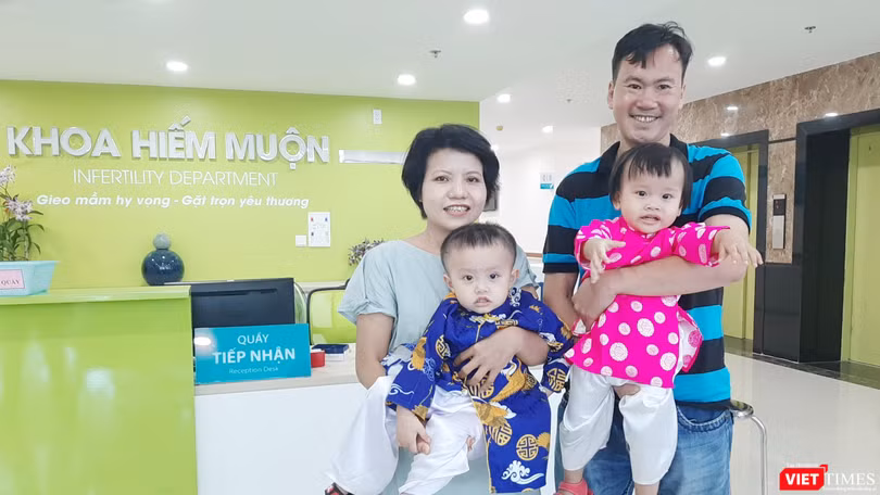 "Quả ngọt" của đôi vợ chồng chữa hiếm muộn tại BV Hùng Vương