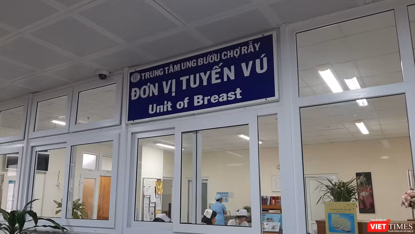 Đơn vị Tuyến vú - BV Chợ Rẫy. Ảnh: NT