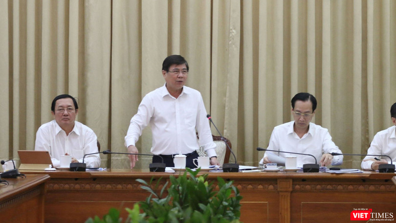 Chống dịch COVID-19, chủ tịch UBND TP.HCM: Đừng để nước tới chân mới nhảy! Ảnh: Sỹ Đông