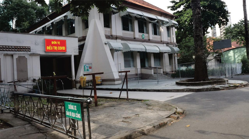 Đơn vị điều trị COVID-19 cho trẻ em tại BV Nhi đồng 2 (TP.HCM). Ảnh: BVNĐ2 cung cấp