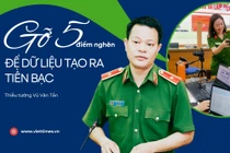 Thiếu tướng Vũ Văn Tấn: Gỡ 5 điểm nghẽn để dữ liệu tạo ra tiền bạc