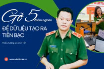 Thiếu tướng Vũ Văn Tấn: Gỡ 5 điểm nghẽn để dữ liệu tạo ra tiền bạc