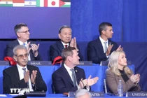 Tổng Bí thư Tô Lâm và các đại biểu dự Phiên khai mạc Hội đồng Hòa bình về Gaza. Ảnh: Thống Nhất/TTXVN