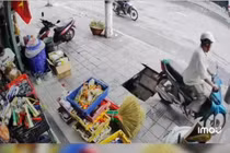 Hố tử thần xuất hiện trên vỉa hè đường Trưng Nữ Vương, TP Đà Nẵng