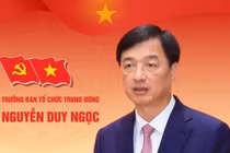 Infographic: Tiểu sử Trưởng ban Tổ chức Trung ương Nguyễn Duy Ngọc