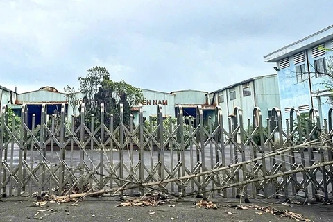 Nhà xưởng của Công ty TNHH Thương mại và Dịch vụ Lắp máy Miền Nam do ông Lê Bá Huy làm Giám đốc.