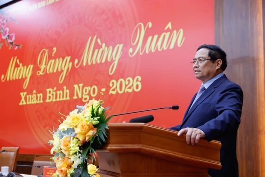Thủ tướng Phạm Minh Chính nêu rõ khoa học không thể tách rời thị trường. Ảnh: VGP