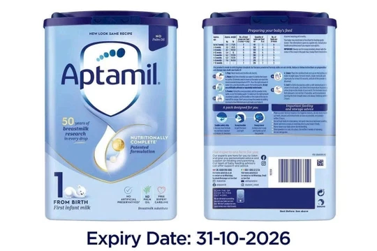 Sữa Aptamil bị thu hồi ở châu Âu, Việt Nam khẩn trương rà soát