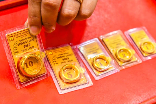 Giá vàng hôm nay.