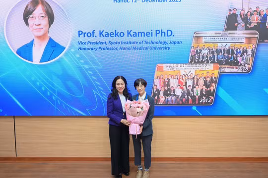 Lần đầu tiên Trường ĐHYHN vinh danh học giả quốc tế với Bài giảng Danh dự