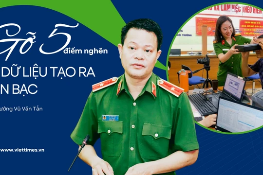 Thiếu tướng Vũ Văn Tấn: Gỡ 5 điểm nghẽn để dữ liệu tạo ra tiền bạc