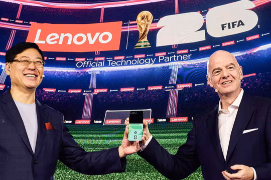 Tập đoàn Lenovo đánh cược vào World Cup để tái định vị thương hiệu AI