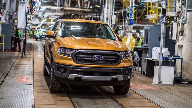 Công suất lắp ráp Ranger sẽ được tăng lên khi kế hoạch tăng ca của Ford được thực hiện vào thứ 2 tới đây.