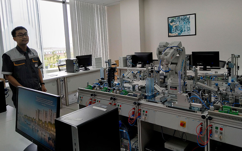 Học viên được đào tạo tại Trung tâm đào tạo VinFast sẽ học và thực hành trên những trang thiết bị hiện đại nhất.