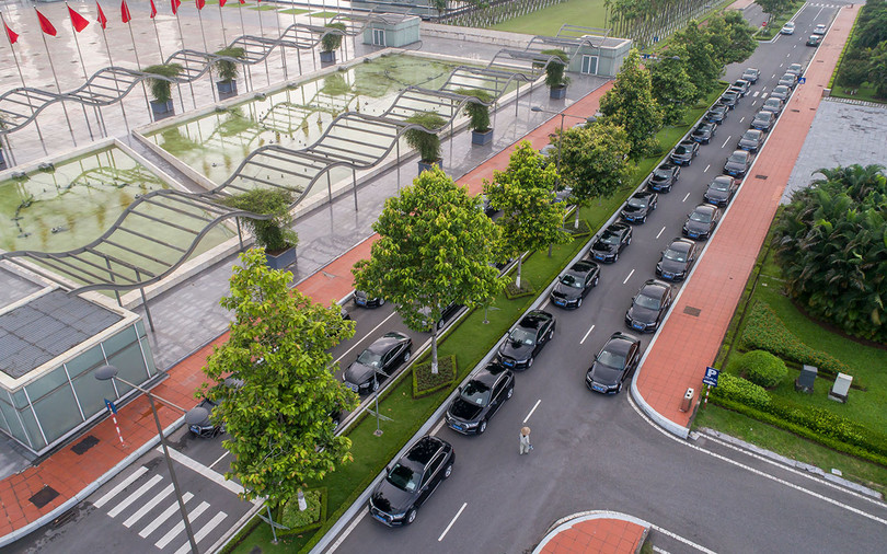 Dàn xe 55 chiếc Audi sẽ đóng vai trò phương tiện chuyên chở các nhân vật quan trọng của Diễn đàn Kinh tế Thế giới về ASEAN 2018. Dàn xe 55 chiếc Audi sẽ đóng vai trò phương tiện chuyên chở các nhân vật quan trọng của Diễn đàn Kinh tế Thế giới về ASEAN 2018.