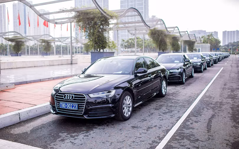 Audi A6 là mẫu xe có số lượng lớn nhất nhờ không gian nội thất rộng rãi và tiện nghi.