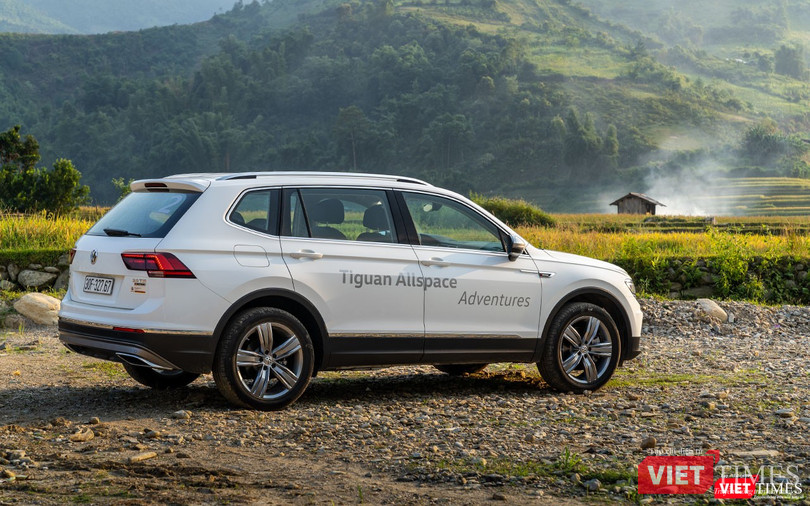 VW Tiguan Allspace hiện là mẫu xe có chiều dài nhất trong phân khúc SUV 5+2 cỡ nhỏ
