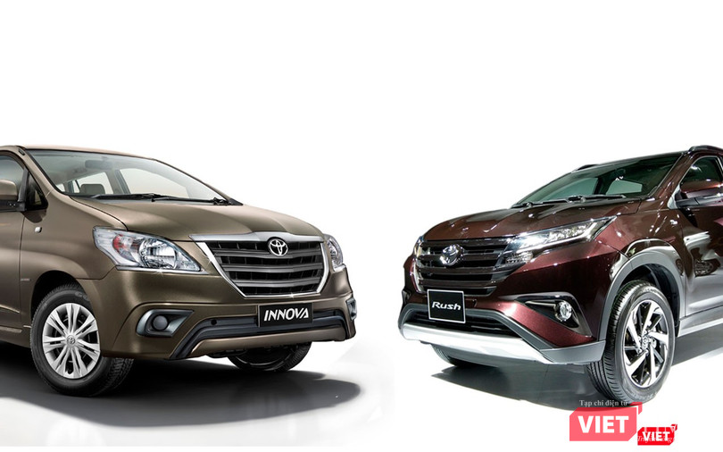 Toyota Rush có bộ lưới tản nhiệt khá giống với bản nâng cấp cuối cùng của Innova thế hệ đầu tiên.