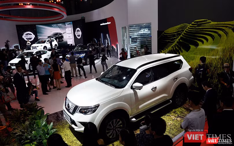Gian hàng của Nissan Việt Nam gây sự chú ý bằng mẫu SUV 7 chỗ hoàn toàn mới Terra