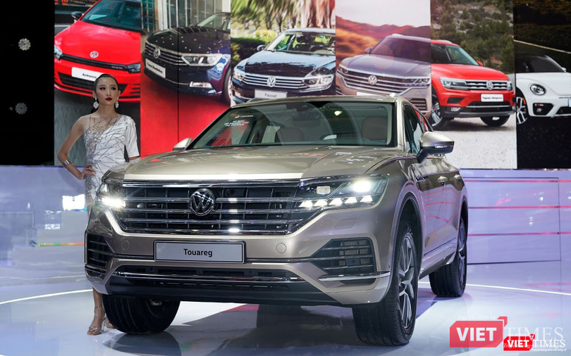 VW Touareg 2019 được trưng bày để thăm dò ý kiến khách hàng.