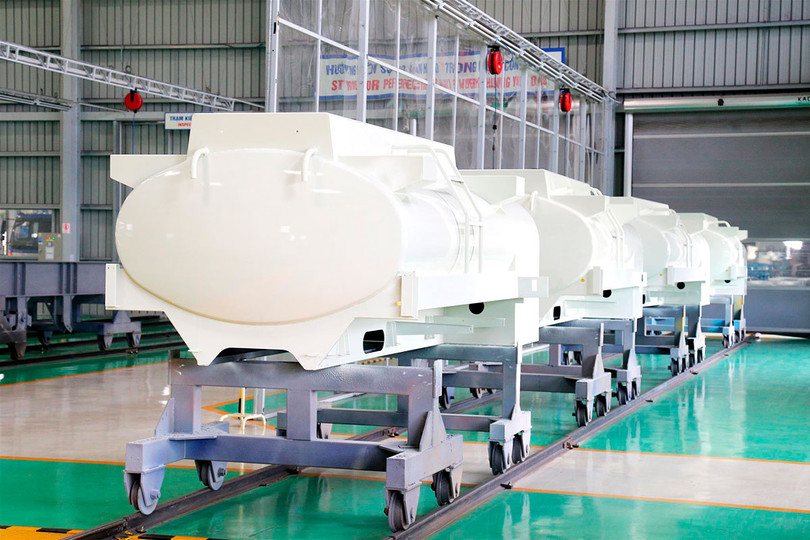 Bồn nhiên liệu 3.000 lít được Thaco xuất khẩu sang công ty JMK. Bồn nhiên liệu 3.000 lít được Thaco xuất khẩu sang công ty JMK.