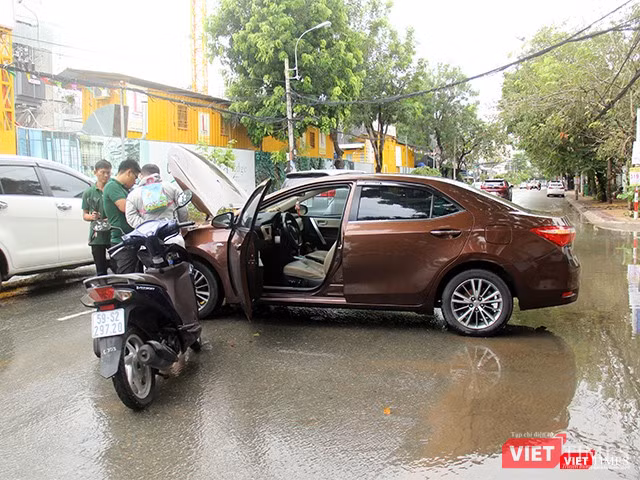 Đặc biệt khi mưa to kết hợp triều cường như chiều tối ngày 25.11