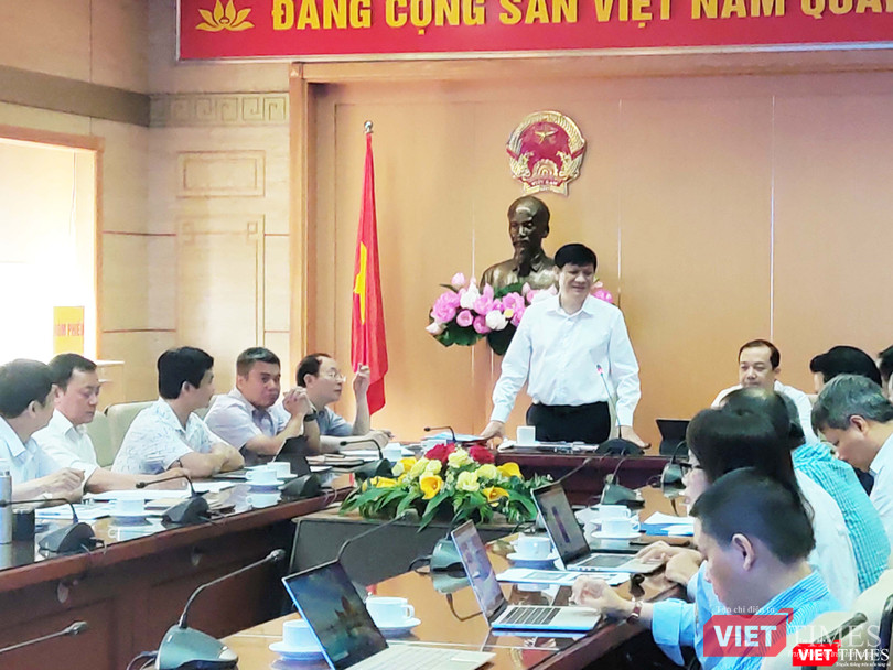 Thứ trưởng Bộ Y tế Nguyễn Thanh Long. (Ảnh: Minh Thúy)