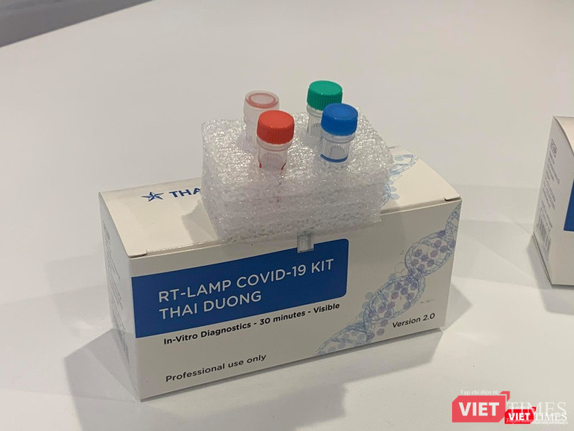 RT-LAMP COVID-19 Kit THAI DUONG. Ảnh: Thanh Hằng RT-LAMP COVID-19 Kit THAI DUONG. Ảnh: Thanh Hằng