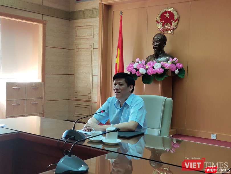 Thứ trưởng Thường trực Bộ Y tế Nguyễn Thanh Long nhấn mạnh: Khám, chữa bệnh từ xa được thực hiện trên tinh thần tự chủ, chủ động ở mỗi bệnh viện. Ảnh: Minh Thúy