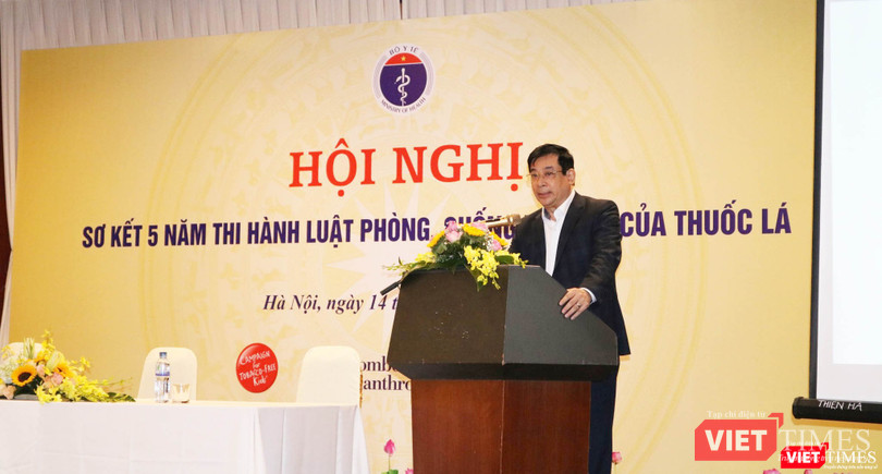 PGS.TS. Lương Ngọc Khuê – Cục trưởng Cục Quản lý Khám, chữa bệnh, Bộ Y tế, Giám đốc Quỹ phòng, chống tác hại của thuốc lá