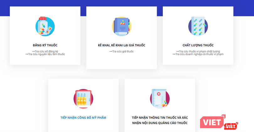 Cổng thông tin điện tử Cục Quản lý Dược (Bộ Y tế) Cổng thông tin điện tử Cục Quản lý Dược (Bộ Y tế)