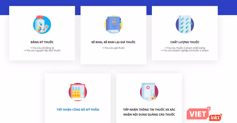 Cổng thông tin điện tử Cục Quản lý Dược (Bộ Y tế)