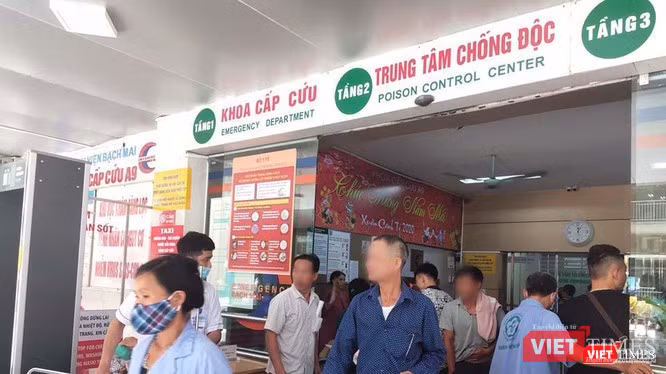 Trung tâm Chống độc - Bệnh viện Bạch Mai (Ảnh: Minh Thúy)