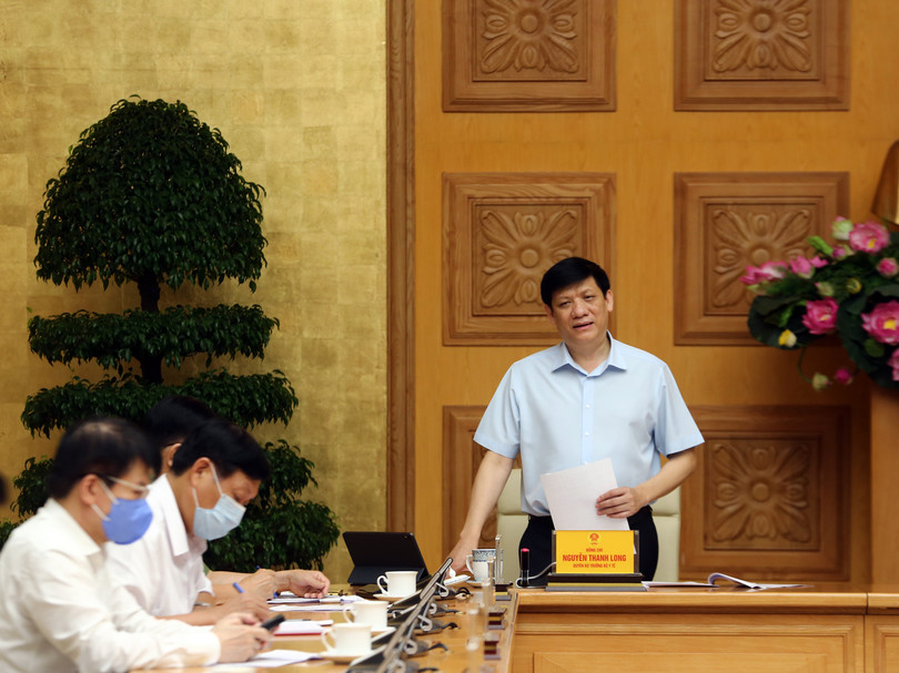 Ông Nguyễn Thanh Long - Quyền Bộ trưởng Bộ Y tế (Ảnh: Đình Nam - VGP)