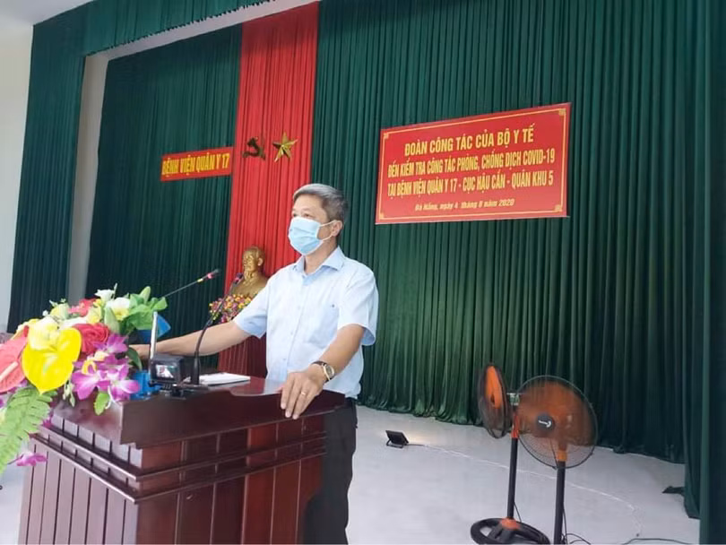 Thứ trưởng Bộ Y tế Nguyễn Trường Sơn (Ảnh: Anh Văn)